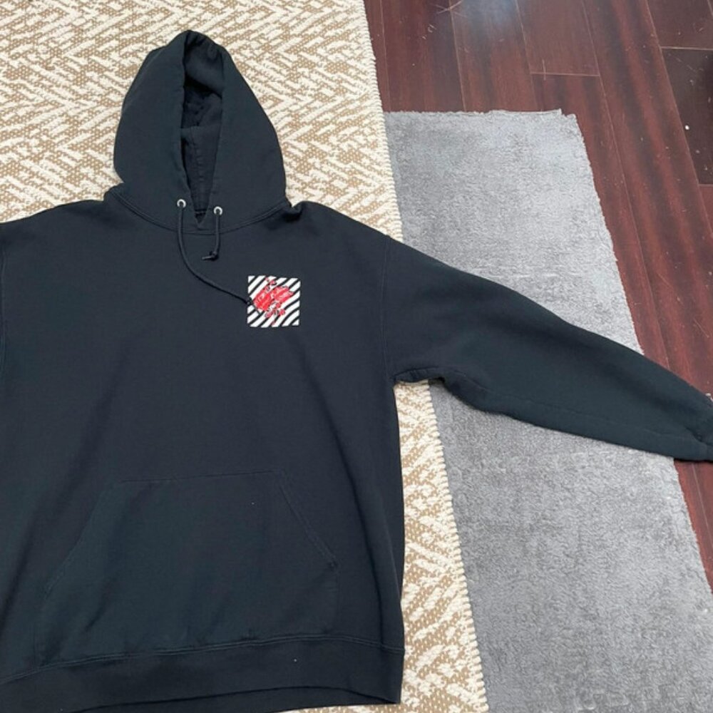 Black rose hoodie